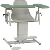 Power Adjustable Height Blood Drawing Chair